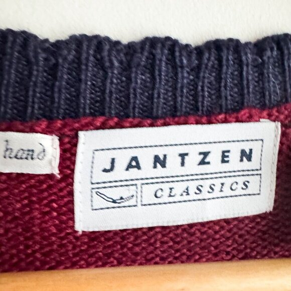 Vintage Jantzen Classics Colourful Floral Bell Christmas Cardigan L - Picture 8 of 9